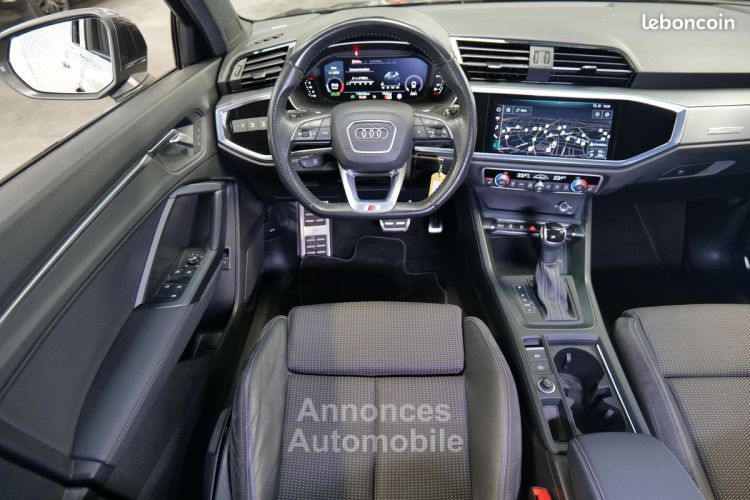 Audi Q3 Sportback New 35tdi 150ch s tronic line 1° main francais tva recuperable gps 16-9 xenon bang&olfusen camera de recul pack black sieges chauffants volant meplat  - <small></small> 29.950 € <small>TTC</small> - #6