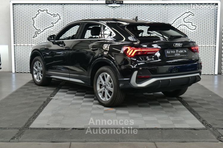 Audi Q3 Sportback NEW HYBRID 45TFSI e 245 S LINE 1° MAIN FRANCAIS TVA RECUPERABLE GPS 16-9 XENON CAMERA DE RECUL VOLANT MEPLAT HAYON ELECTRIQUE CHARGEUR INDUCTION JA18  - <small></small> 39.950 € <small>TTC</small> - #4