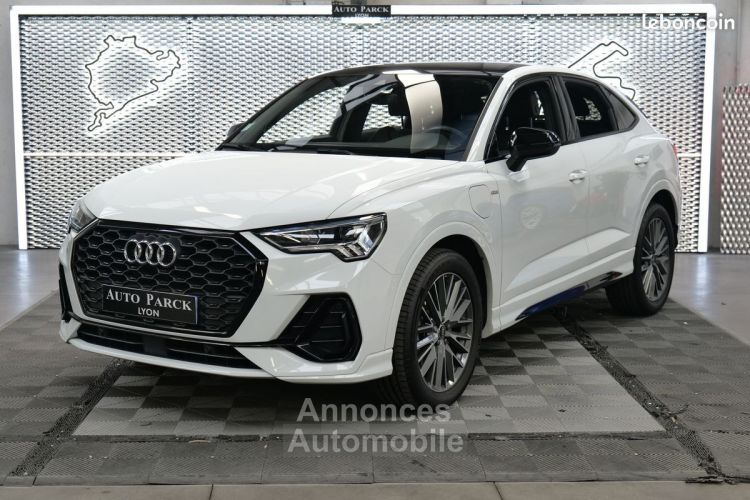 Audi Q3 Sportback NEW HYBRID 45TFSI e 245 S LINE 1° MAIN FRANCAIS TVA RECUPERABLE GPS 16-9 XENON CAMERA DE RECUL VOLANT MEPLAT HAYON ELECTRIQUE PACK BLACK JA19 ECLAIRAG - <small></small> 39.950 € <small>TTC</small> - #1