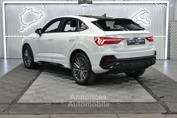 Audi Q3 Sportback NEW HYBRID 45TFSI e 245 S LINE 1° MAIN FRANCAIS TVA RECUPERABLE GPS 16-9 XENON CAMERA DE RECUL VOLANT MEPLAT HAYON ELECTRIQUE PACK BLACK JA19 ECLAIRAG - <small></small> 39.950 € <small>TTC</small> - #4