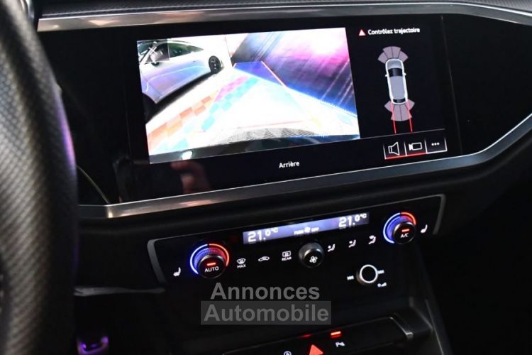 Audi Q3 Sportback S-Line 35 TDI 150 S-Tronic GPS Virtual Pack Lumière Pré Sense Caméra ACC Lane JA 18 - <small></small> 38.990 € <small>TTC</small> - #26