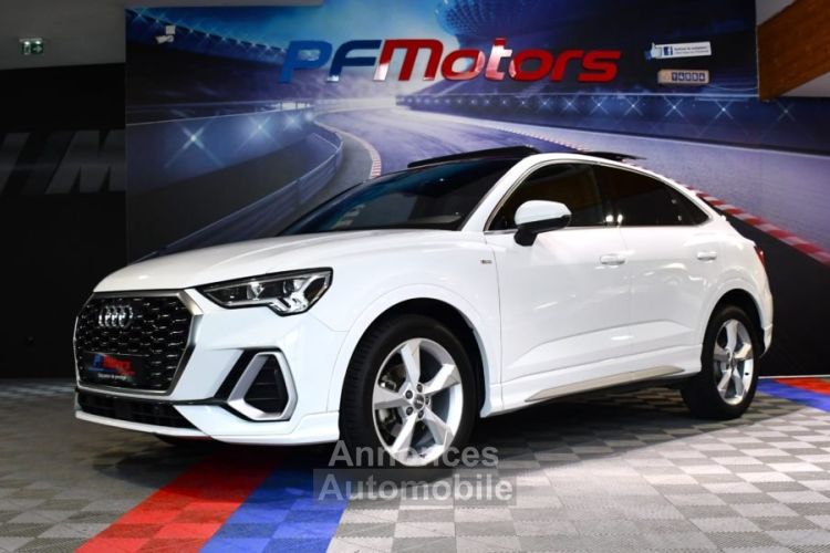 Audi Q3 Sportback S-Line 35 TDI 150 S-Tronic GPS Virtual TO Drive Hayon Caméra LED Lane Pré Sense JA 19 PAS DE MALUS - <small></small> 39.990 € <small>TTC</small> - #30