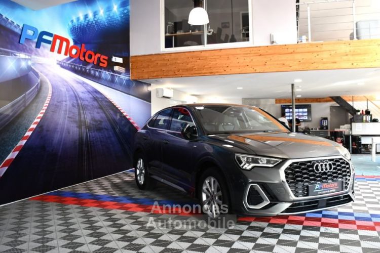 Audi Q3 Sportback S-Line 35 TFSI 150 S-Tronic GPS Virtual Attelage Pré Sense Lane Drive Volant Chauffant JA 18 - <small></small> 39.990 € <small>TTC</small> - #10