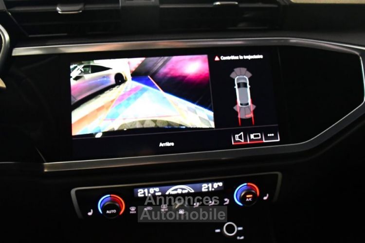 Audi Q3 Sportback S-Line Design Luxe 35 TFSI MHEV 150 S-Tronic GPS Virtual Hayon Cuir LED Lane Pré Sense Caméra JA 18 - <small></small> 37.990 € <small>TTC</small> - #24