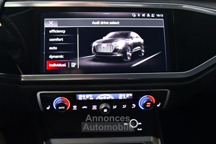 Audi Q3 Sportback S-Line Design Luxe 35 TFSI MHEV 150 S-Tronic GPS Virtual Hayon Cuir LED Lane Pré Sense Caméra JA 18 - <small></small> 37.990 € <small>TTC</small> - #25