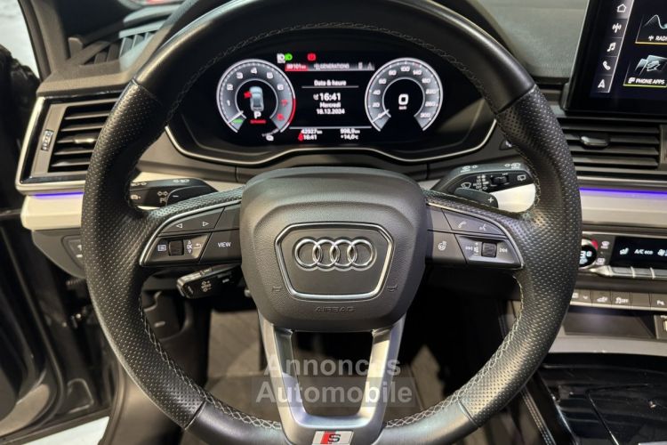 Audi Q5 50 TFSI e 299 S TRONIC 7 S LINE toit ouvrant / Gris daytona - <small></small> 47.990 € <small>TTC</small> - #12