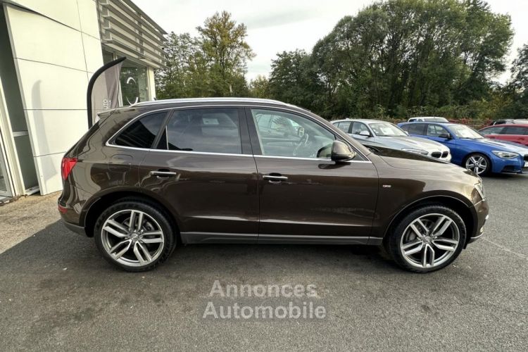 Audi Q5 Quattro 3.0 V6 - 258 - BV S-tronic S-Line - GPS + Radar AR - <small></small> 22.990 € <small>TTC</small> - #8