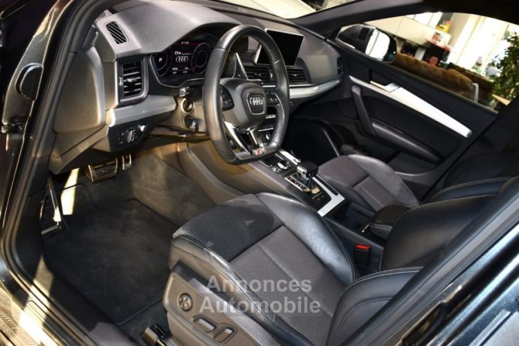 Audi Q5 S-Line 50 TDI 286 Quattro GPS Virtual Vebasto Keyless Pré Sense Attelage Affichage Tête Haute JA 20 Rotor - <small></small> 42.990 € <small>TTC</small> - #15