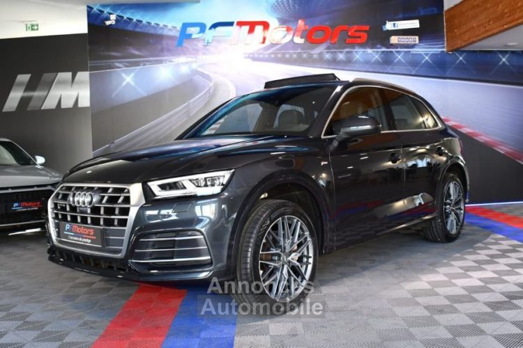 Audi Q5 Sport 40 TDI 190 Quattro GPS Caméra 360 TO Cuir Carbone Attelage Drive Volant Chauffant JA 20 - <small></small> 33.990 € <small>TTC</small> - #15