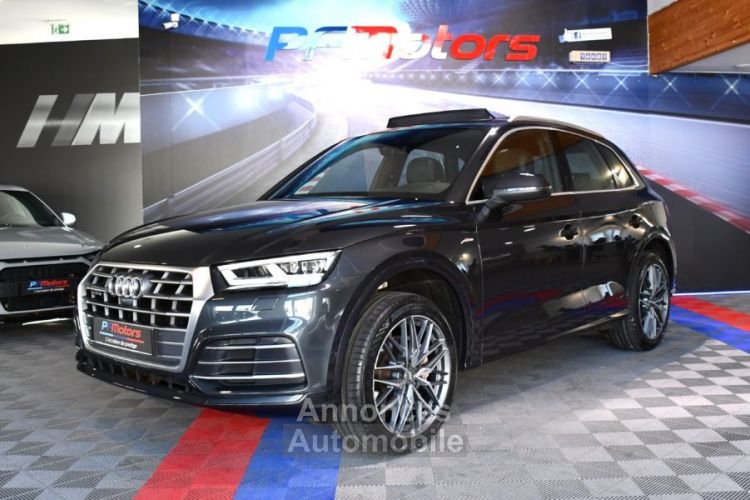 Audi Q5 Sport 40 TDI 190 Quattro GPS Caméra 360 TO Cuir Carbone Attelage Drive Volant Chauffant JA 20 - <small></small> 33.990 € <small>TTC</small> - #16