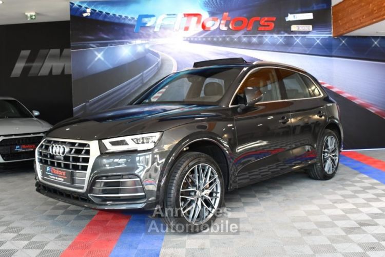 Audi Q5 Sport 40 TDI 190 Quattro GPS Caméra 360 TO Cuir Carbone Attelage Drive Volant Chauffant JA 20 - <small></small> 33.990 € <small>TTC</small> - #18