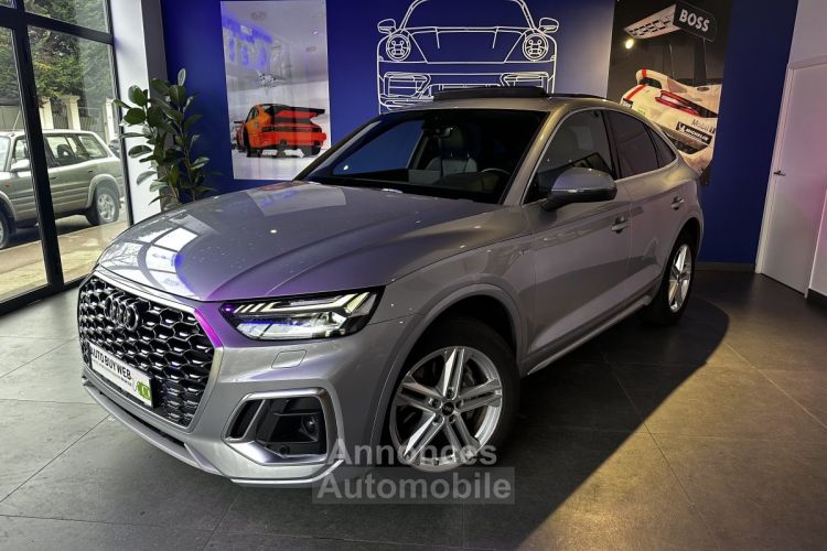 Audi Q5 Sportback 40 TDI 204 S tronic 7 Quattro S line / 1er Main Française / Entretien / Lumière d'ambiance / toit ouvrant - <small></small> 52.990 € <small>TTC</small> - #1