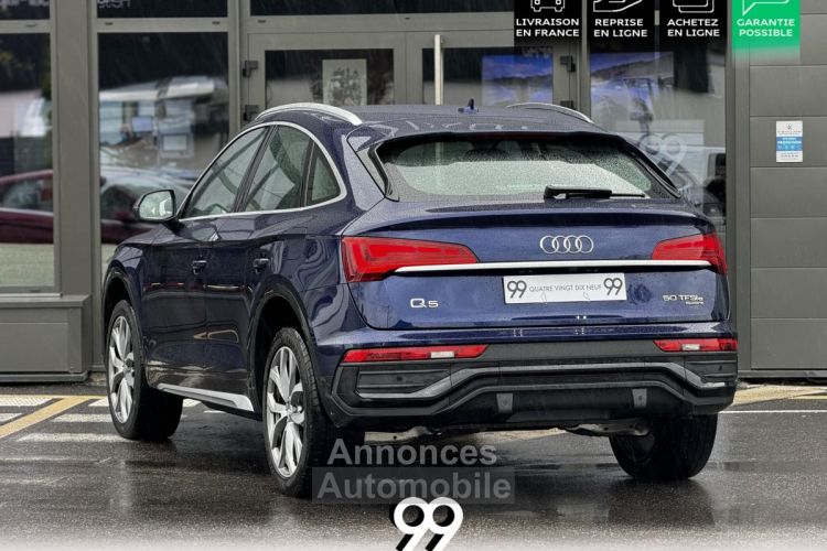 Audi Q5 Sportback Quattro 50 TFSIe Stronic design air suspension sièges cuir sport led loa lld cr&a - <small></small> 42.990 € <small>TTC</small> - #8