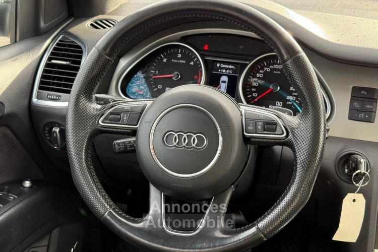 Audi Q7 3.0 V6 TDI 245ch FAP S line quattro Tiptronic 7 places - <small></small> 25.590 € <small>TTC</small> - #13