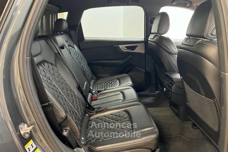 Audi Q7 50 TDI S-Line 3.0 286 ch Cuir Valcona / TO/ Drive Select / Gris Daytona / 1ère main FR - <small></small> 49.990 € <small>TTC</small> - #10