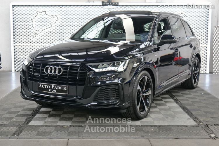 Audi Q7 NEW 55 TFSI e 380 QUATTRO S LINE 1° MAIN FRANCAIS TVA RECUPERABLE VIRTUAL COCKPIT CAMERA 360° 3D KEY LESS GO TOIT OUVRANT PANORAMIQUE ATTELAGE ELECT.  - <small></small> 54.950 € <small>TTC</small> - #1