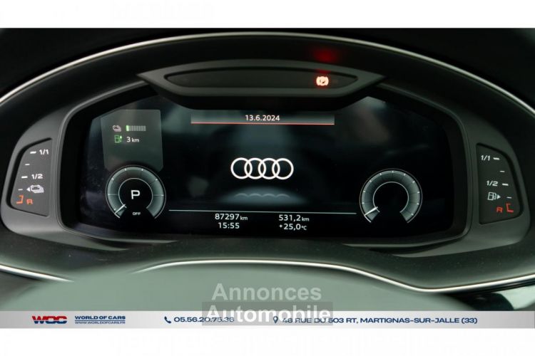 Audi Q7 Quattro 3.0 V6 380 55 TFSIe - BVA Tiptronic  S line - TVA apparente - LOA - <small></small> 69.990 € <small>TTC</small> - #19