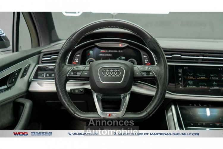 Audi Q7 Quattro 3.0 V6 380 55 TFSIe - BVA Tiptronic S line - TVA apparente - LOA - <small></small> 72.990 € <small>TTC</small> - #21
