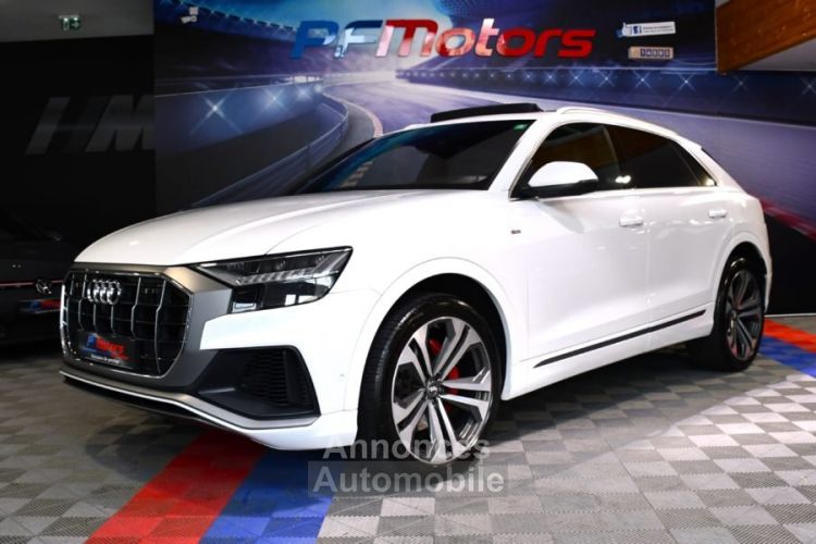 Audi Q8 S-Line 50 TDI 286 Quattro Tiptronic 8 GPS Attelage Caméra TO Keyless Cuir Suspension Pneumatique Bang Olufsen JA 22 Pas De Malus - <small></small> 59.990 € <small>TTC</small> - #1