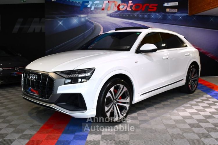 Audi Q8 S-Line 50 TDI 286 Quattro Tiptronic 8 GPS Attelage Caméra TO Keyless Cuir Suspension Pneumatique Bang Olufsen JA 22 Pas De Malus - <small></small> 59.990 € <small>TTC</small> - #4