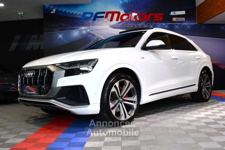 Audi Q8 S-Line 50 TDI 286 Quattro Tiptronic 8 GPS Attelage Caméra TO Keyless Cuir Suspension Pneumatique Bang Olufsen JA 22 Pas De Malus - <small></small> 59.990 € <small>TTC</small> - #6