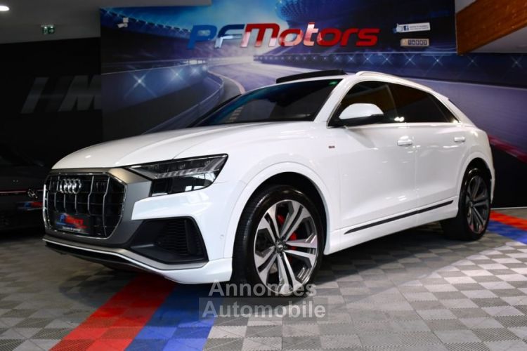 Audi Q8 S-Line 50 TDI 286 Quattro Tiptronic 8 GPS Attelage Caméra TO Keyless Cuir Suspension Pneumatique Bang Olufsen JA 22 Pas De Malus - <small></small> 59.990 € <small>TTC</small> - #7