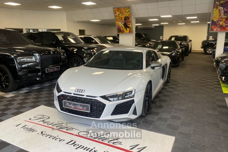 Audi R8 620 CV V10 Performance LOA 1 299 Euros Par mois Sièges Recaro Carbon Interieur et Moteur Gris Suzuka Co2 Payé - <small></small> 149.900 € <small>TTC</small> - #17