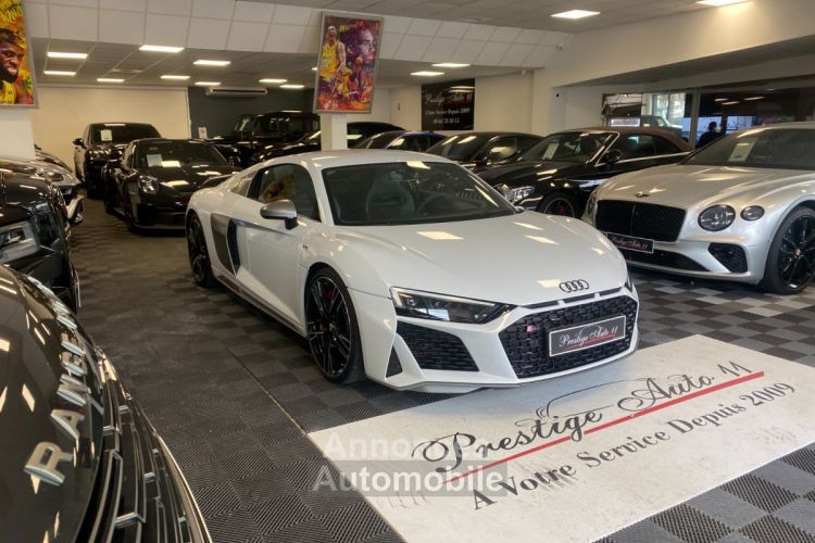 Audi R8 620 CV V10 Performance LOA 1 299 Euros Par mois Sièges Recaro Carbon Interieur et Moteur Gris Suzuka Co2 Payé - <small></small> 149.900 € <small>TTC</small> - #19