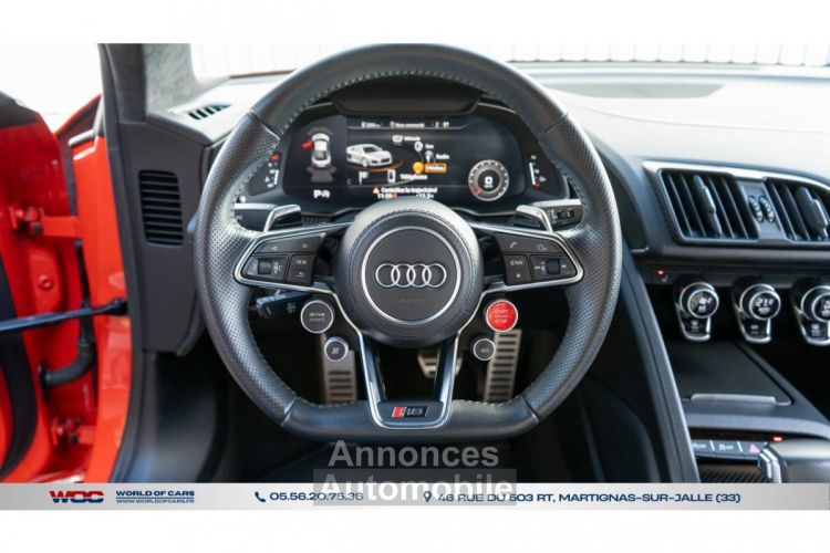 Audi R8 Quattro 5.2 V10 Plus FSI - BV S-tronic COUPE 2015 . PHASE 1 - <small></small> 117.900 € <small>TTC</small> - #21