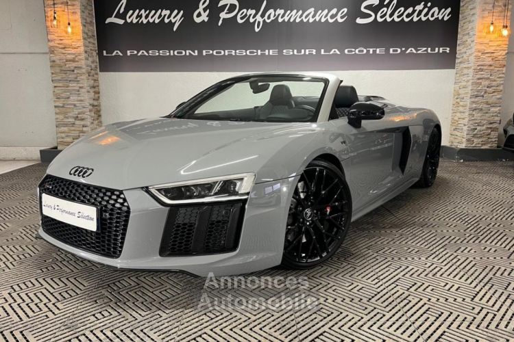 Audi R8 Spyder 5.2 V10 S-tronic RWS 1 OF 999 - 36000km - IMMAT FRANCE - GRIS NARDO - <small></small> 134.990 € <small>TTC</small> - #1