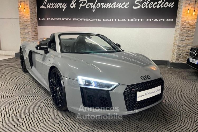 Audi R8 Spyder 5.2 V10 S-tronic RWS 1 OF 999 - 36000km - IMMAT FRANCE - GRIS NARDO - <small></small> 134.990 € <small>TTC</small> - #8