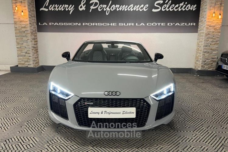 Audi R8 Spyder 5.2 V10 S-tronic RWS 1 OF 999 - 36000km - IMMAT FRANCE - GRIS NARDO - <small></small> 134.990 € <small>TTC</small> - #9