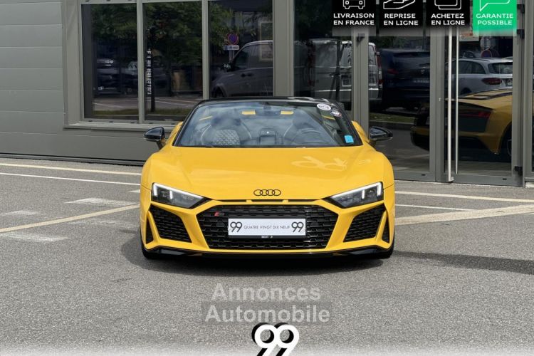 Audi R8 Spyder Quattro 5.2 V10 PACK CUIR SPOILER AR CARBONNE BRILLANT GTIE 02/27 - MALUS INCLUS LIVRAI - <small></small> 184.990 € <small></small> - #2