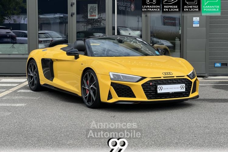 Audi R8 Spyder Quattro 5.2 V10 PACK CUIR SPOILER AR CARBONNE BRILLANT GTIE 02/27 - MALUS INCLUS LIVRAI - <small></small> 184.990 € <small></small> - #3