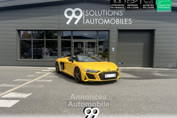 Audi R8 Spyder Quattro 5.2 V10 PACK CUIR SPOILER AR CARBONNE BRILLANT GTIE 02/27 - MALUS INCLUS LIVRAI - <small></small> 184.990 € <small></small> - #4