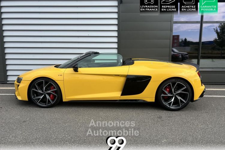 Audi R8 Spyder Quattro 5.2 V10 PACK CUIR SPOILER AR CARBONNE BRILLANT GTIE 02/27 - MALUS INCLUS LIVRAI - <small></small> 184.990 € <small></small> - #5