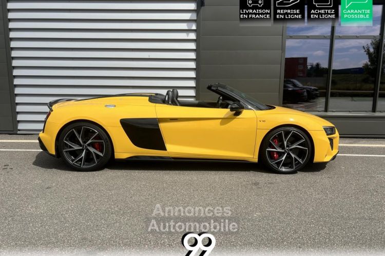 Audi R8 Spyder Quattro 5.2 V10 PACK CUIR SPOILER AR CARBONNE BRILLANT GTIE 02/27 - MALUS INCLUS LIVRAI - <small></small> 184.990 € <small></small> - #6