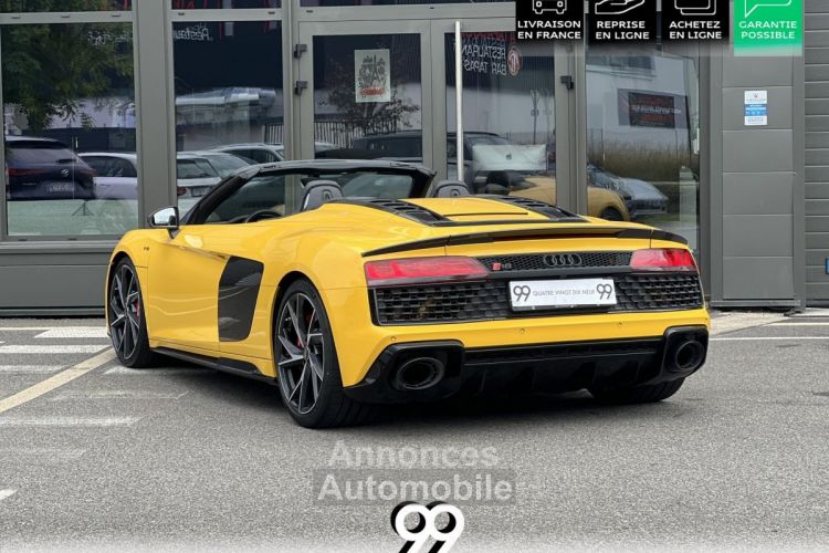 Audi R8 Spyder Quattro 5.2 V10 PACK CUIR SPOILER AR CARBONNE BRILLANT GTIE 02/27 - MALUS INCLUS LIVRAI - <small></small> 184.990 € <small></small> - #8