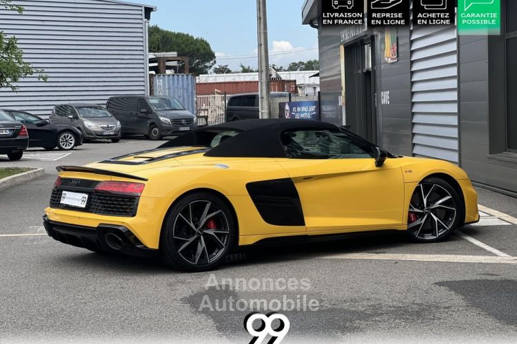 Audi R8 Spyder Quattro 5.2 V10 PACK CUIR SPOILER AR CARBONNE BRILLANT GTIE 02/27 - MALUS INCLUS LIVRAI - <small></small> 184.990 € <small></small> - #37