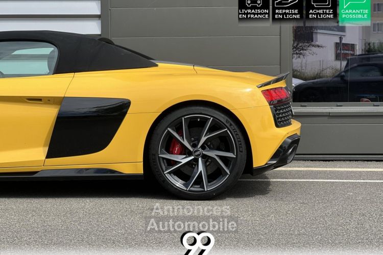 Audi R8 Spyder Quattro 5.2 V10 PACK CUIR SPOILER AR CARBONNE BRILLANT GTIE 02/27 - MALUS INCLUS LIVRAI - <small></small> 184.990 € <small></small> - #42