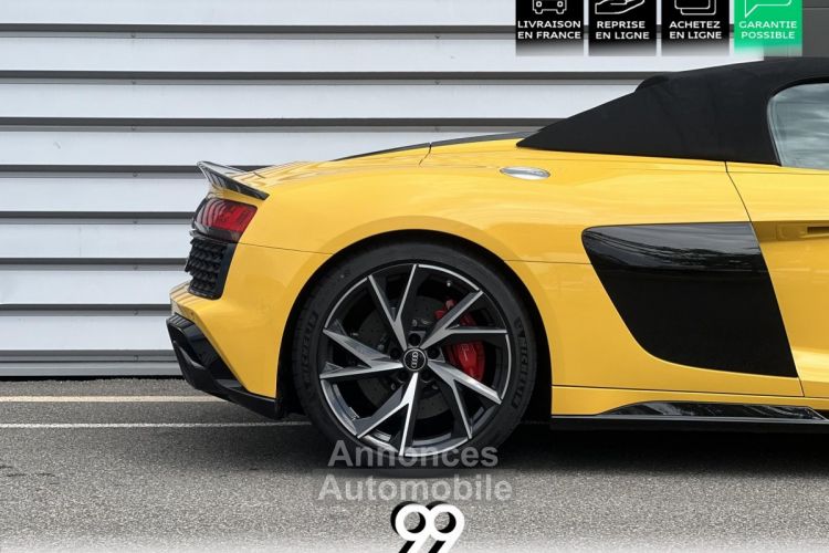 Audi R8 Spyder Quattro 5.2 V10 PACK CUIR SPOILER AR CARBONNE BRILLANT GTIE 02/27 - MALUS INCLUS LIVRAI - <small></small> 184.990 € <small></small> - #46