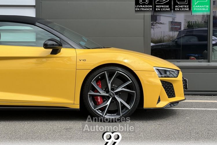 Audi R8 Spyder Quattro 5.2 V10 PACK CUIR SPOILER AR CARBONNE BRILLANT GTIE 02/27 - MALUS INCLUS LIVRAI - <small></small> 184.990 € <small></small> - #47