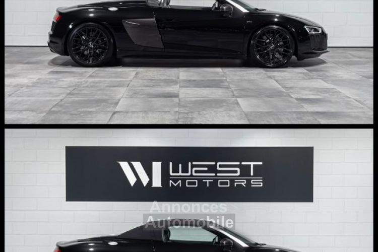 Audi R8 Spyder V10 5.2 540 – Française Carbone B&O Carplay Cam. Recul Sièges élec. Mémoire 1292EMOIS - <small></small> 127.900 € <small>TTC</small> - #3