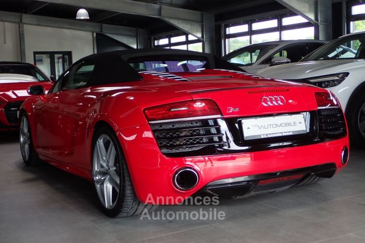 Audi R8 Spyder V10 525ch S tronic Caméra MAGNETICRIDE freins céramique B&O deuxième main Garantie 12 mois Suivi complet - <small></small> 90.000 € <small>TTC</small> - #10