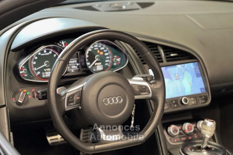 Audi R8 Spyder V10 5.2l FSI 525ch QUATTRO R-TRONIC BVA Ligne Titane Carplay Cuir Exclusive - <small></small> 65.900 € <small>TTC</small> - #13