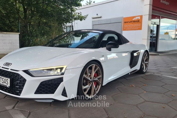 Audi R8 Spyder V10 5.2L RWD 540 Blanche B&O JA 20 Virtual*Camera*LED*GARANTIE AUDI 11/2024 - <small></small> 140.990 € <small></small> - #5