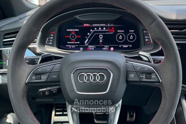 Audi RS Q8 RSQ8 600 ch Full Black Française Garantie 6 ans Matrix Laser Toit ouvrant Echappement Sport Affichage Tête Haute Dynamique Bang&Olufsen 23 pouces 889- - <small></small> 124.444 € <small>TTC</small> - #8