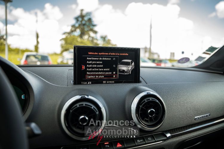 Audi RS3 Berline 2.5 TFSI 400 Ch - 775 €/mois - Malus Payé - T.O, Magnetic Ride, Echap. RS, , Sièges RS, Audio B&O, Accès Sans Clé, Matrix LED - Gar. 12 Mois - <small></small> 52.500 € <small>TTC</small> - #40