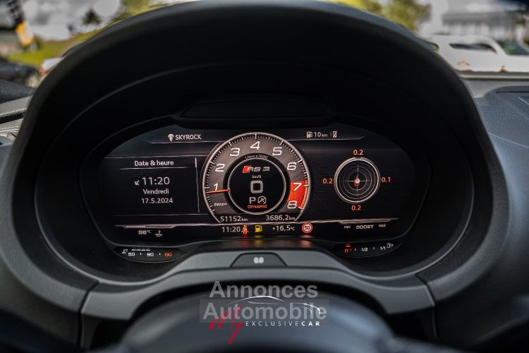 Audi RS3 Berline 2.5 TFSI 400 Ch - 775 €/mois - T.O, Magnetic Ride, Echap. RS, , Sièges RS, Audio B&O, Accès Sans Clé, Matrix LED... - Révisée Et Gar. 12 Mois - <small></small> 52.500 € <small>TTC</small> - #42