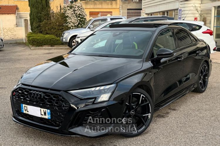 Audi RS3 Berline 2.5 TFSI 400 Cv VMAX Full Black Pack Céramique Immat France Garantie Constructeur 11-2026 - <small></small> 79.990 € <small>TTC</small> - #1